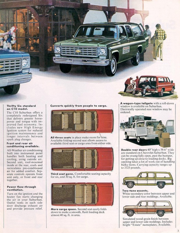 1975 Chevrolet Surburban Brochure Page 4